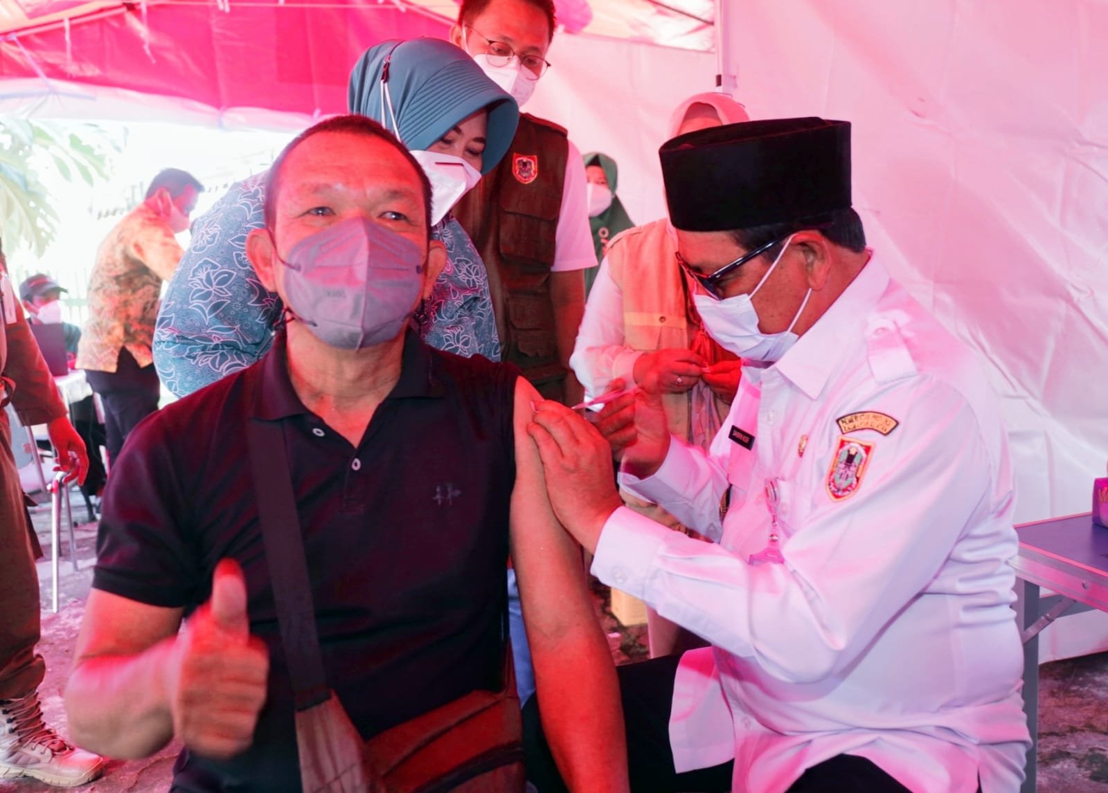 VAKSINATOR PAMAN BIRIN (FOTO-BIRO ADPIM PEMPROV KALSEL) 1