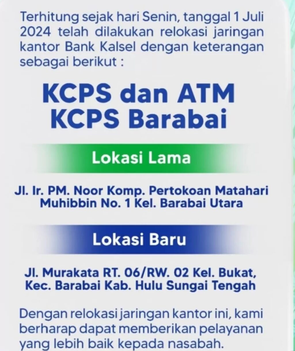 BARABAI PINDAH COY
