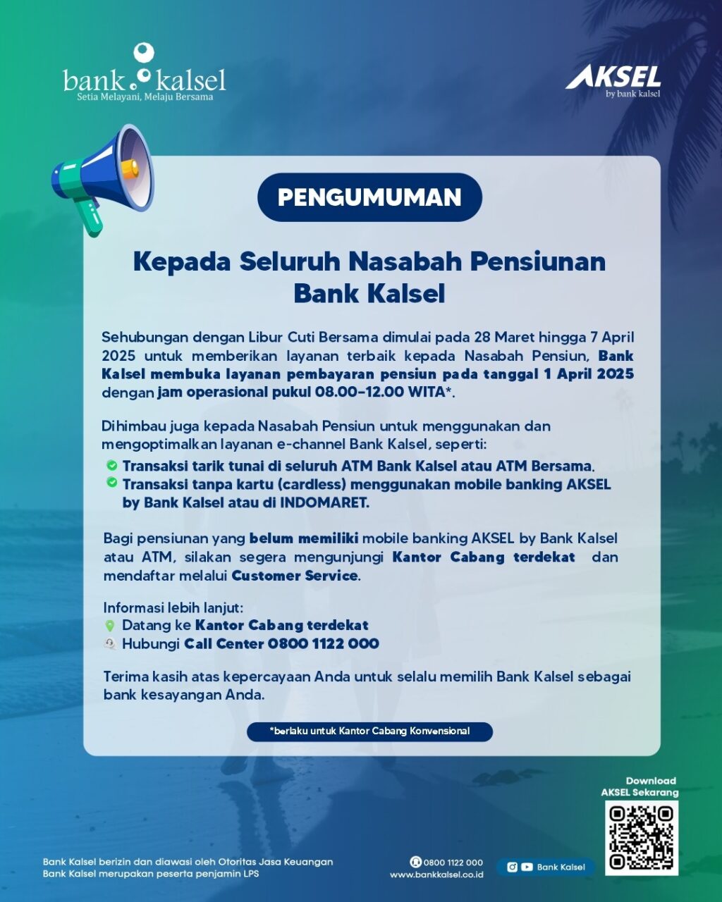 LIBUR LEBARAN BAGI PENSIUN