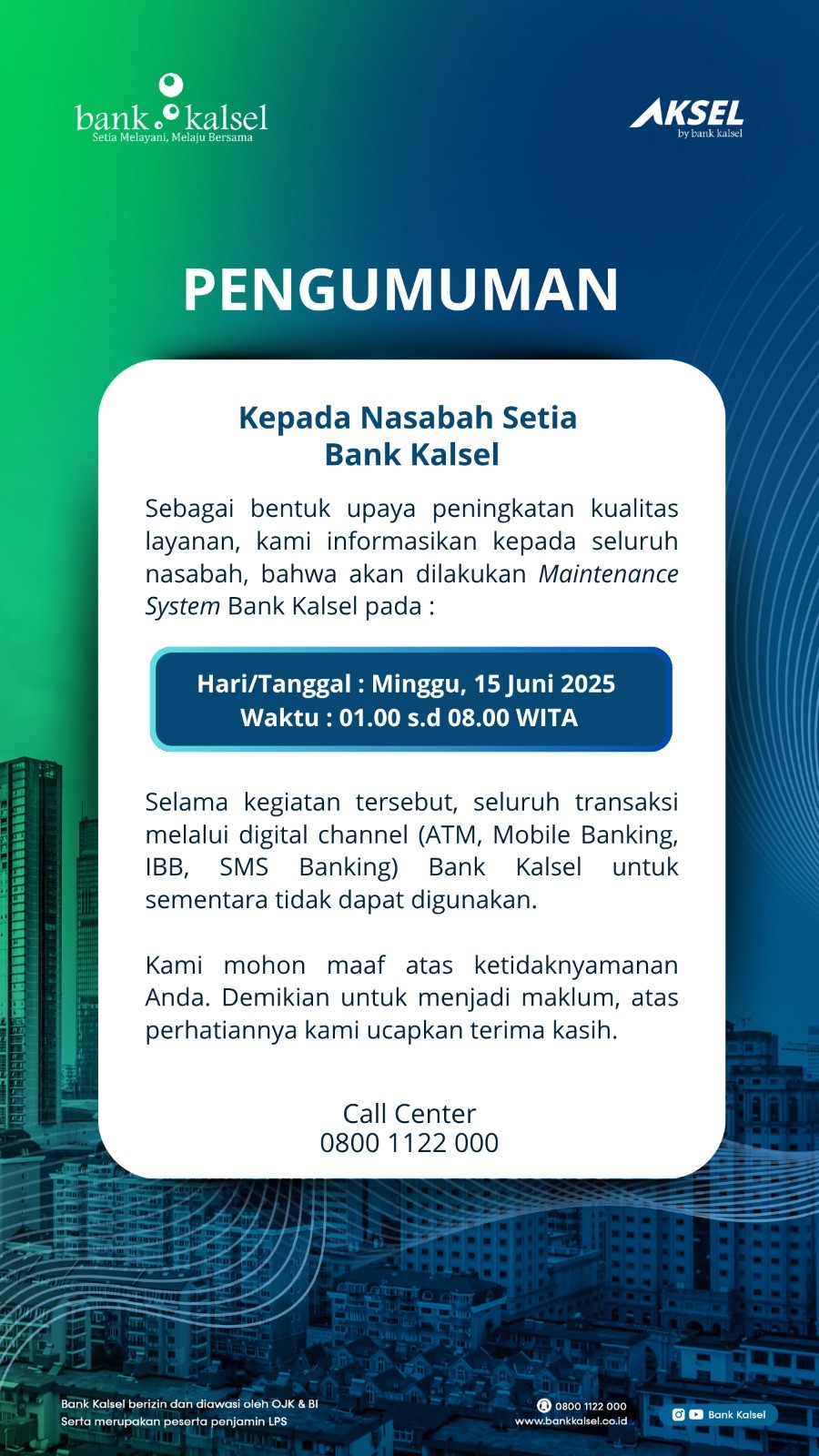 MAINTENANCE SISTEM
