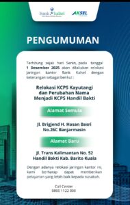 KAYU TANGI PINDAH KE HANDIL BAKTI