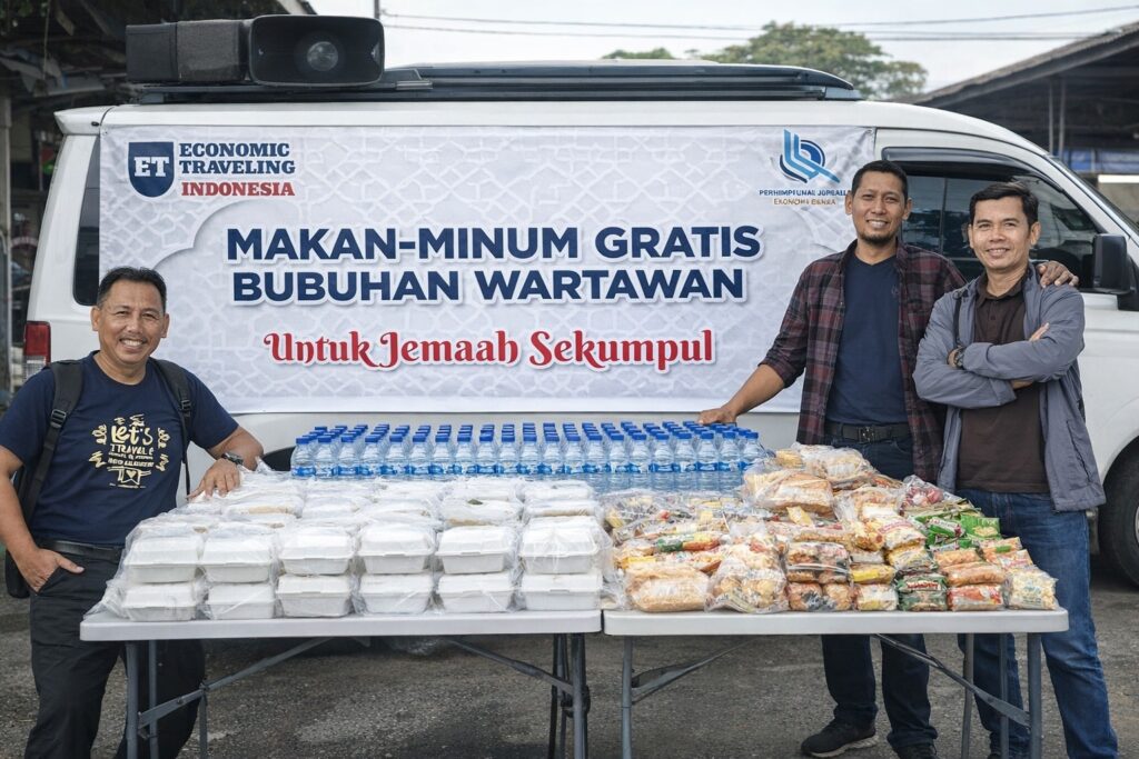 JURNALIS BERBAGI MAKANAN