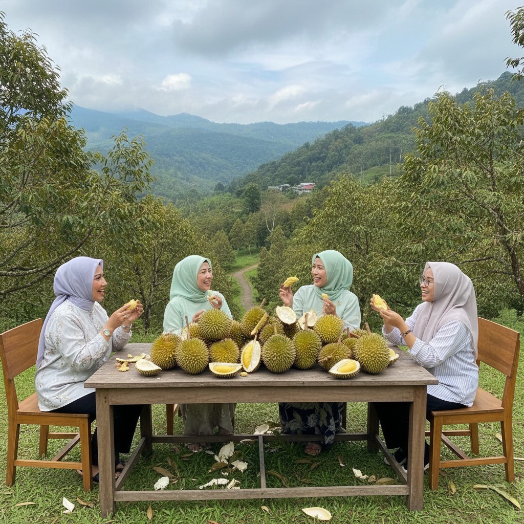 MAKAN DURIAN