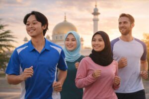 JOGGING SAAT PUASA - DAUS ADARO