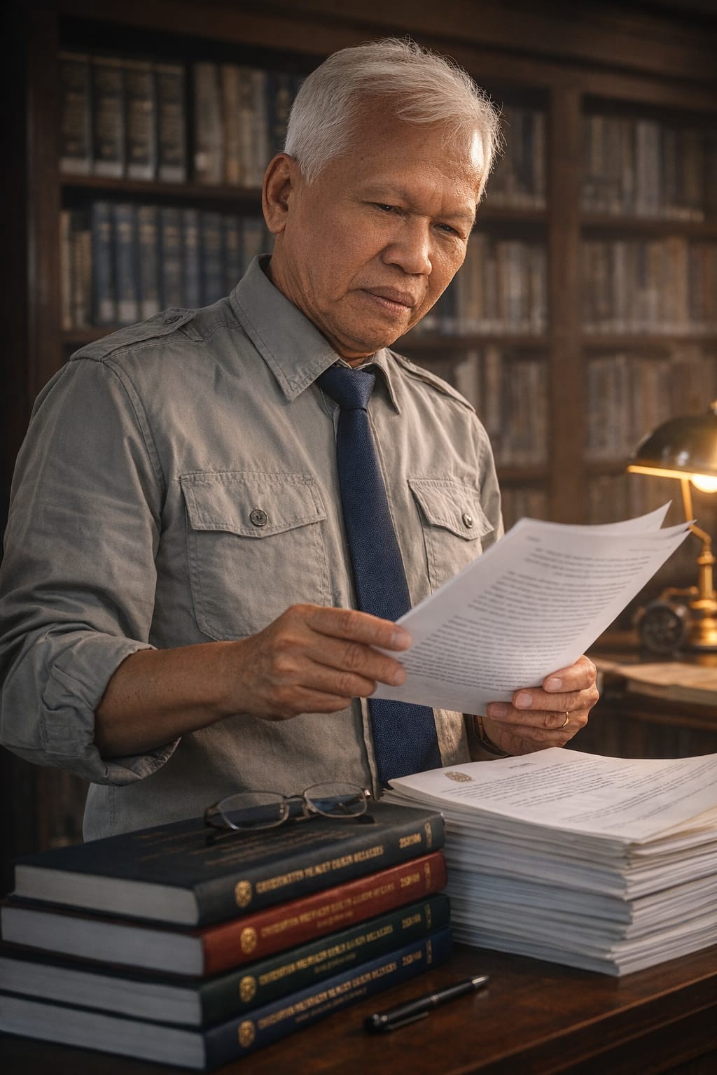 DOSEN MUNIR DI PERPUSTAKAAN