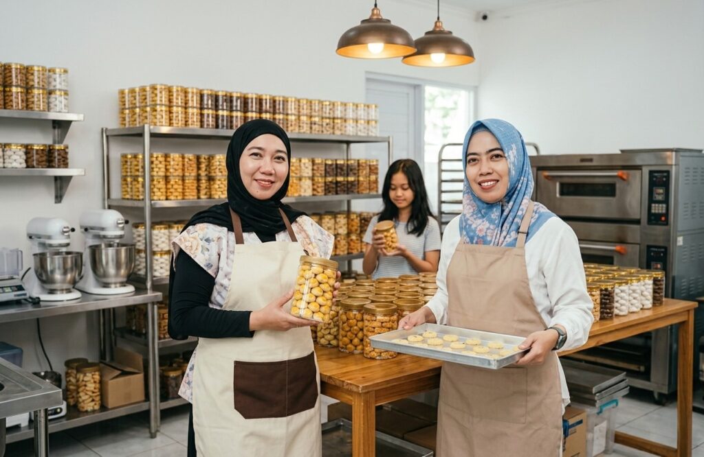 ENDY-CHUNAI BIKIN KUE NASTAR
