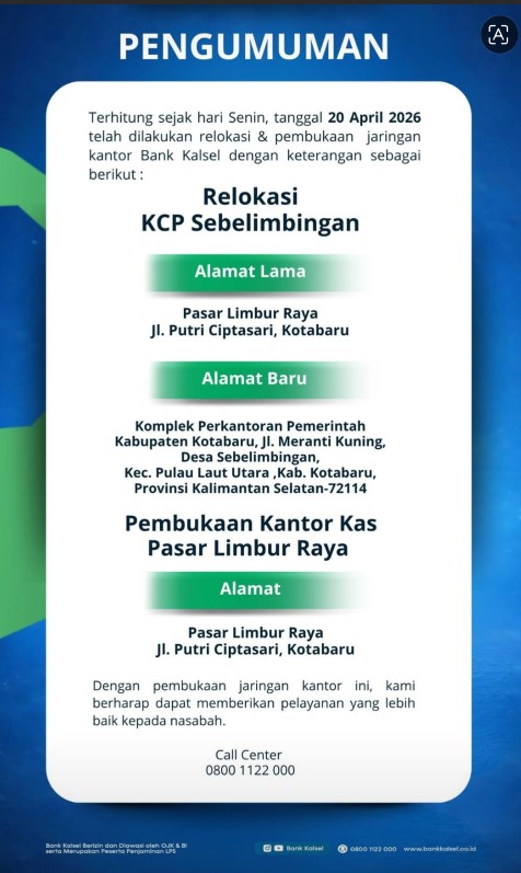 PINDAH KANTOR