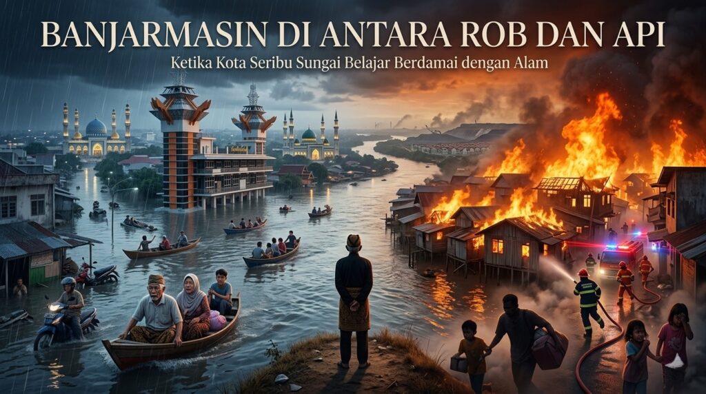 BANJARMASIN BANJIR DAN API
