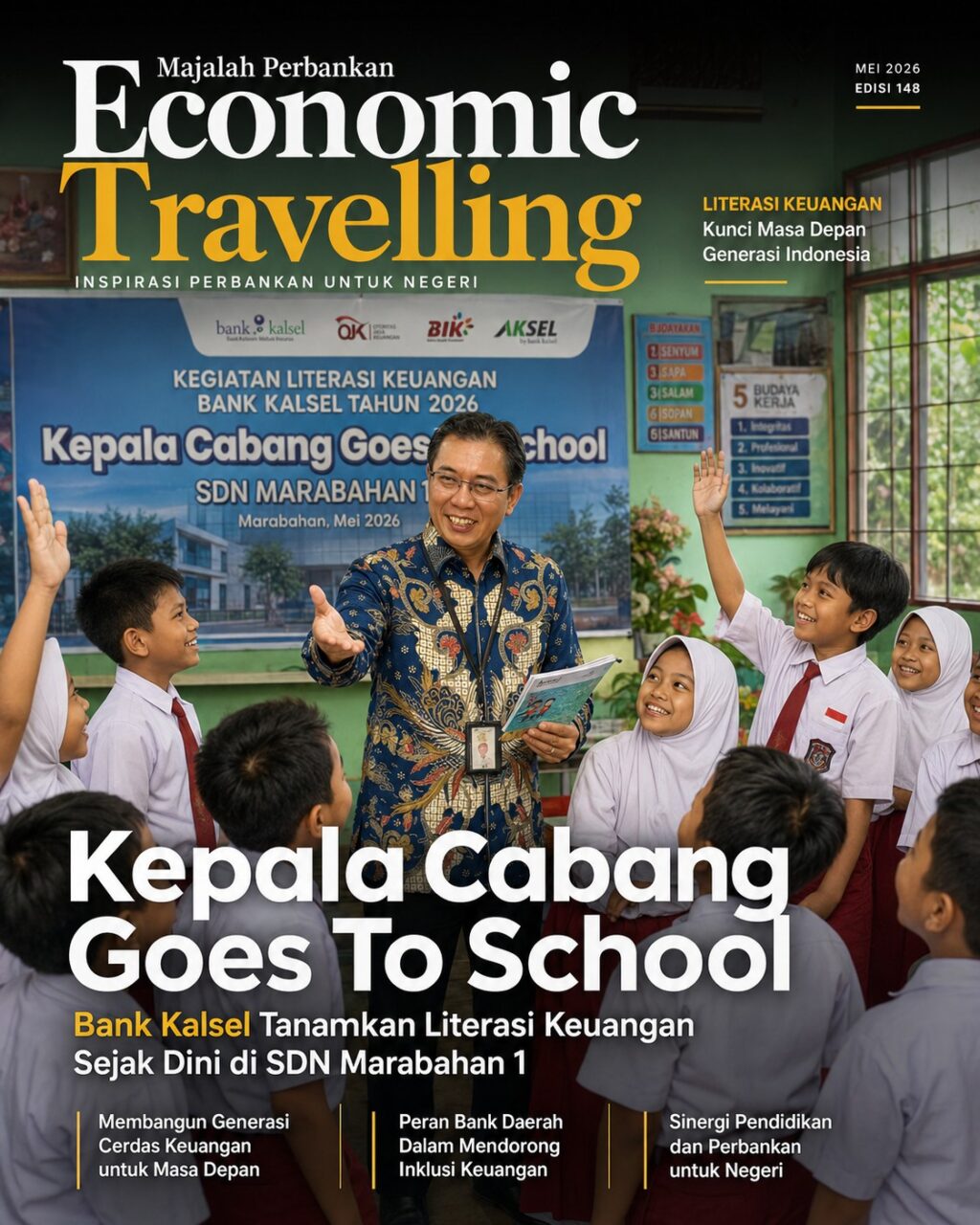 BANK KALSEL KEPALA CABANG GOES TO SCHOOL