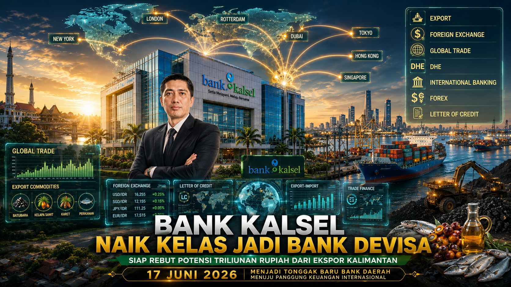 Jadi Bank Devisa, Bank Kalsel Siap Rebut Potensi Triliunan Rupiah ...