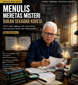 DOSEN ABDUL MUNIR MENULIS BUKAN KOHESI