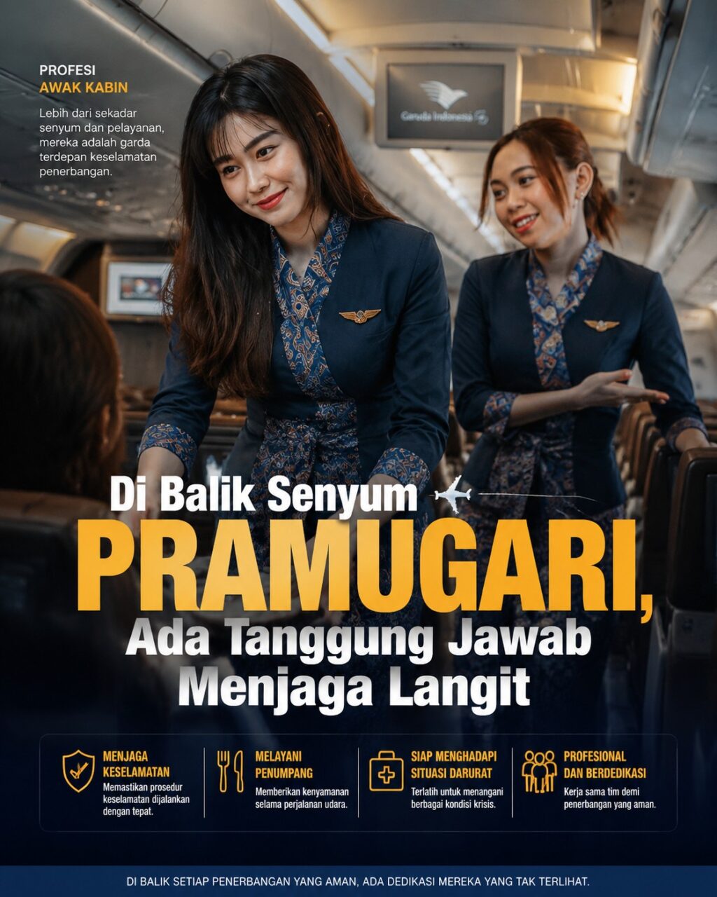 MAHASISWA JADI PRAMUGARI