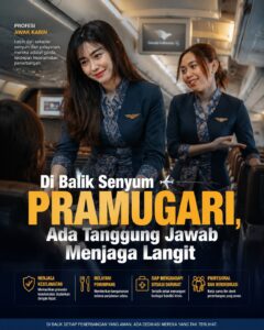 MAHASISWA JADI PRAMUGARI