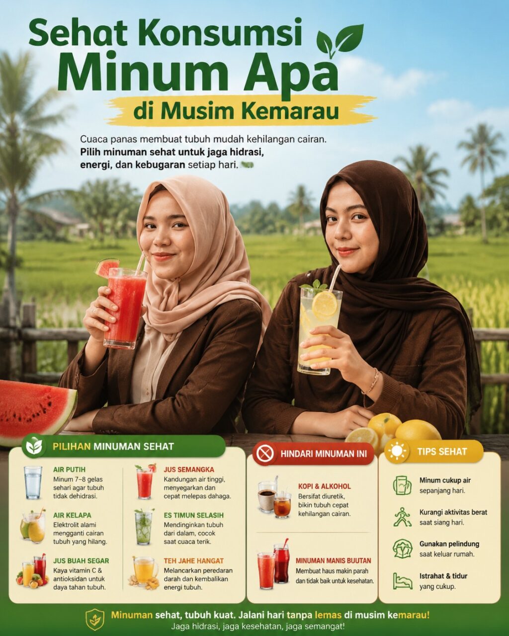MAHASISWA MINUMAN SEGAR MUSIM KEMARAU