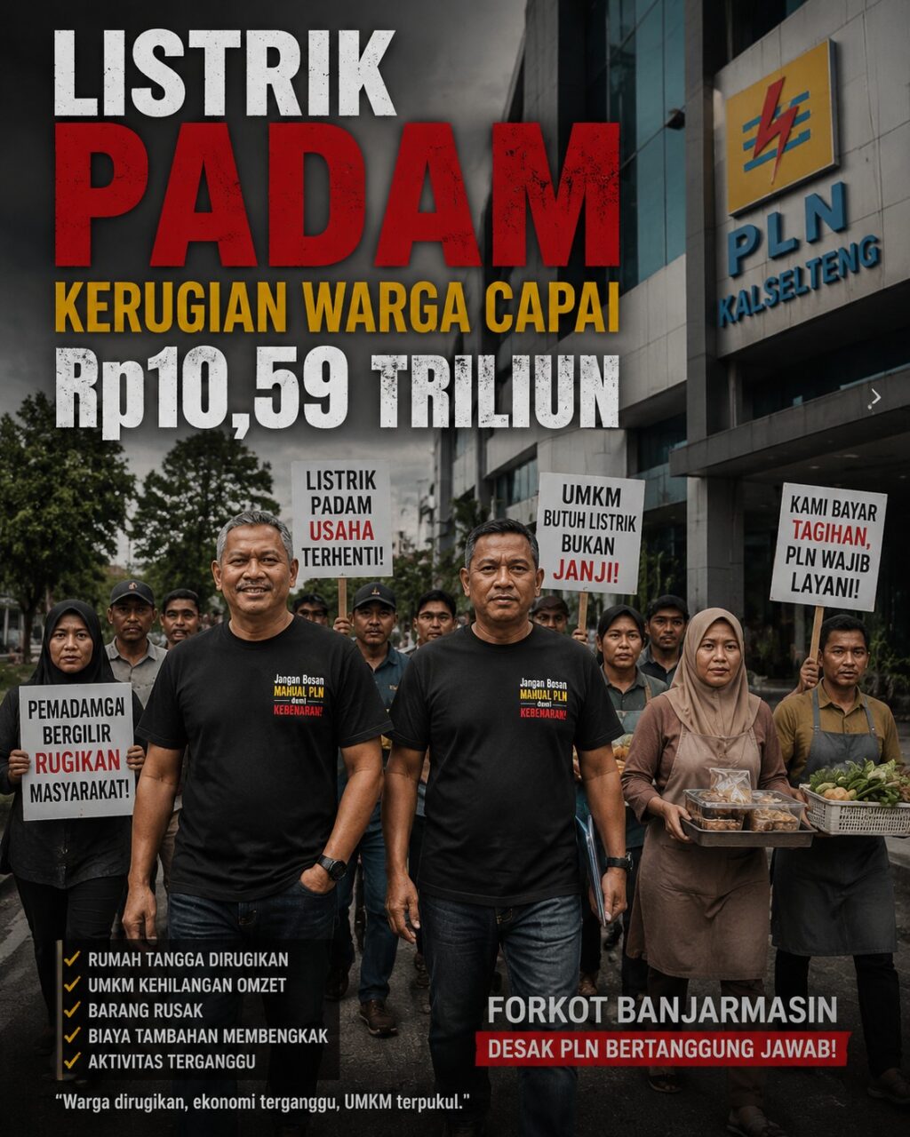 PLN DIGUGAT WARGA