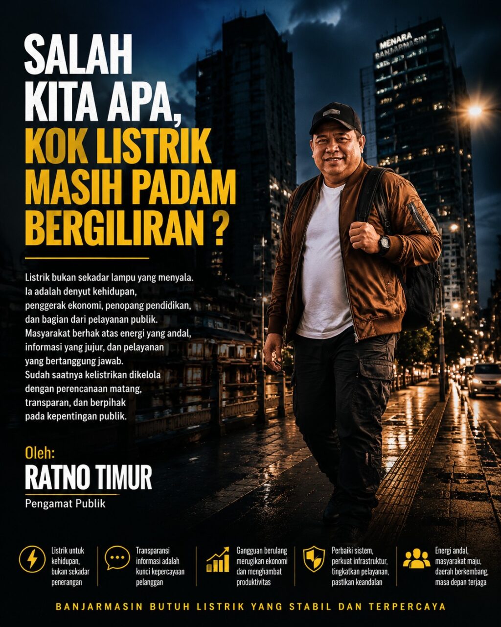 RATNO LISTRIK PADAM BERGILIRAN