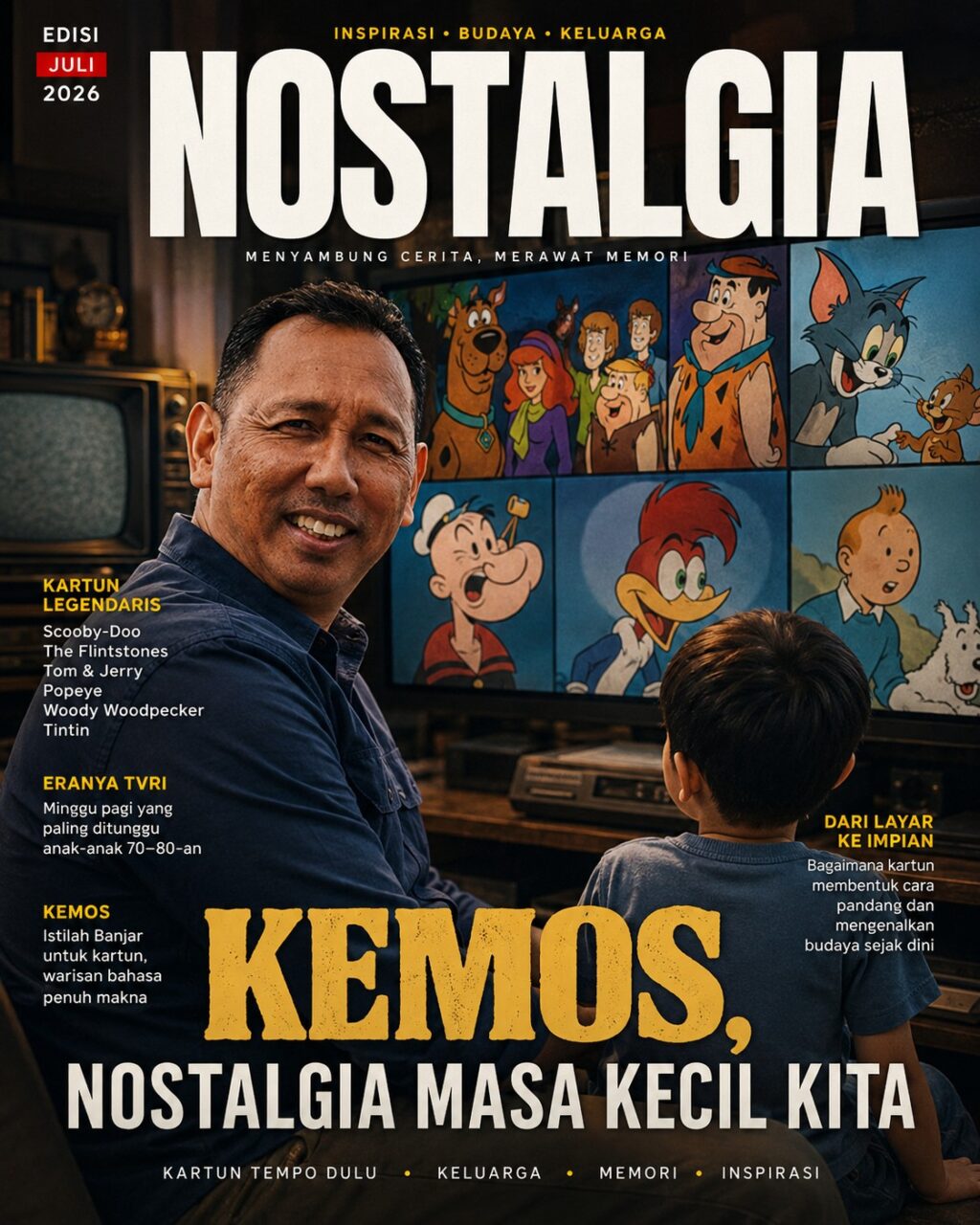 RISANTA DAN KEMOS MASA KECIL