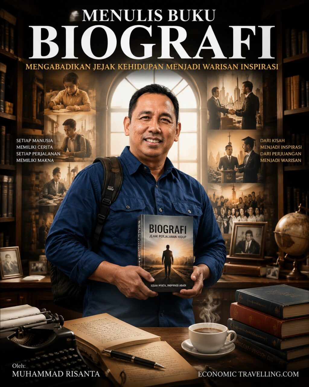 RISANTA MENULIS BIOGRAFI