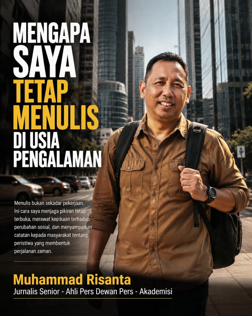 RISANTA MENULIS DIUSAI PENGALAMAN