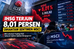 IHSG Terjun, Sentimen MSCI Menghantam