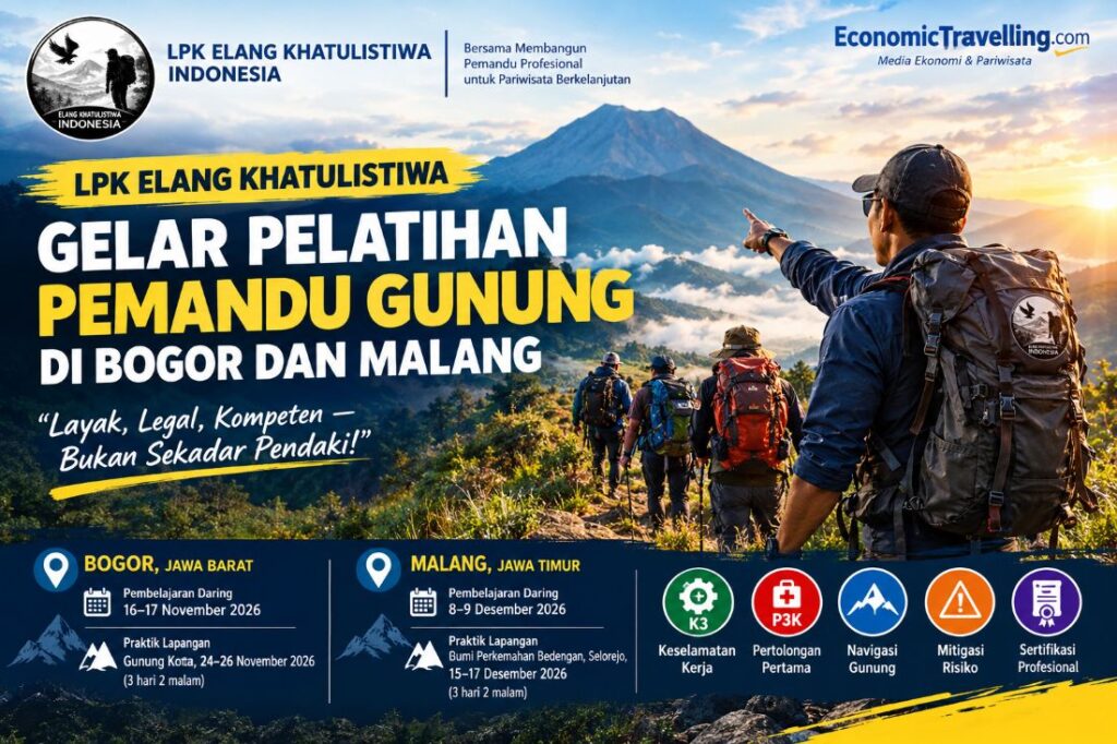 Pelatihan Pemandu Gunung di Bogor dan Malang